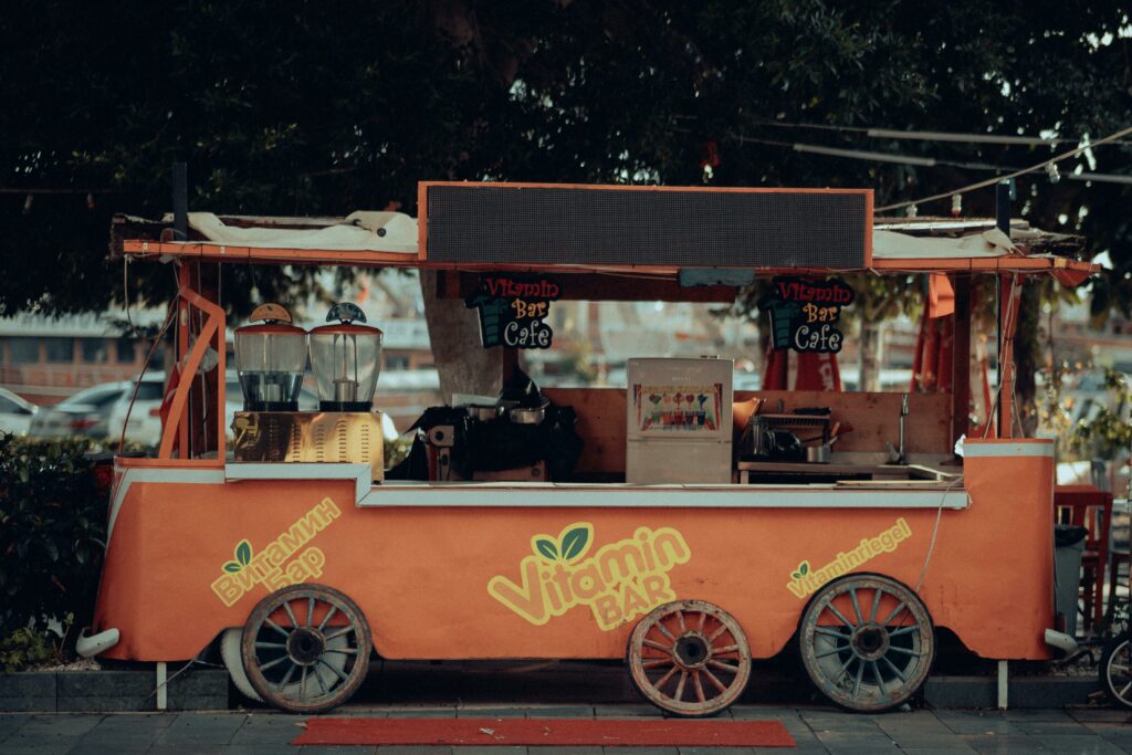 Electric Food & Fruit Vendor Cart India