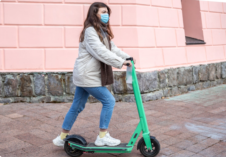electric scooter for women safety features